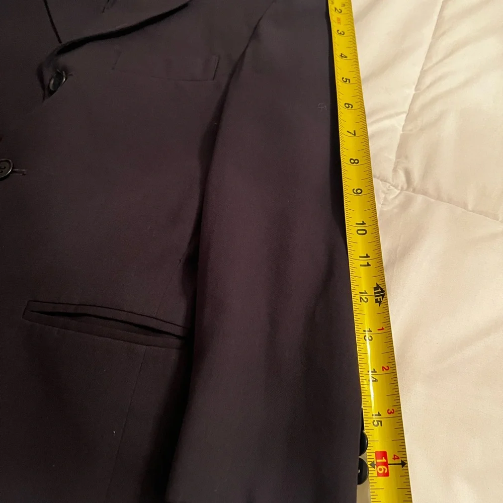 PERRY ELLIS Classic Boys size 10 Black Suit jacket pants wedding